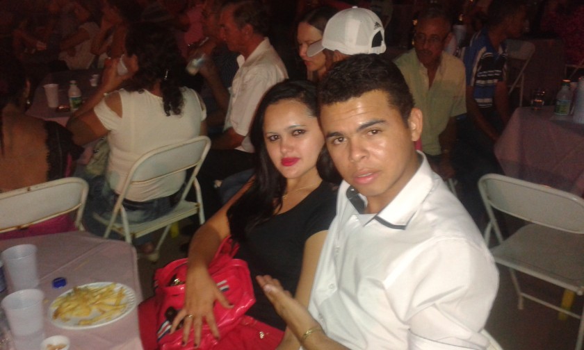 jovem poeta piauiense, Jairo Silva e sua noiva. foto: Maria Nilza