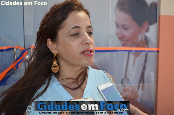 Janete Dias, coordenadora de saúde de Patos